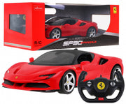 Licencirani auto na daljinsko upravljanje Ferrari SF90 1:14 RASTAR - crveni