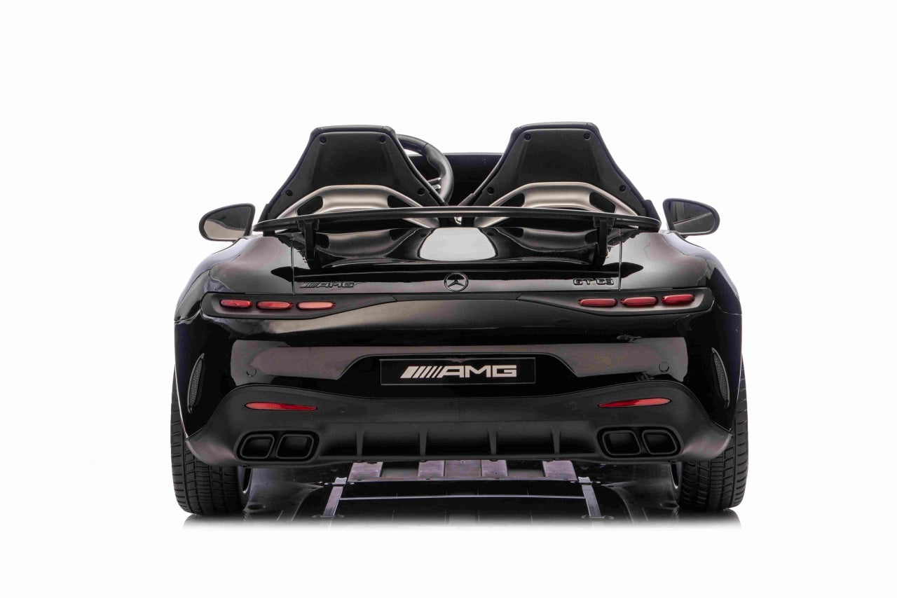Licencirani auto na akumulator Mercedes Benz GT63 AMG - dvosjed - crni