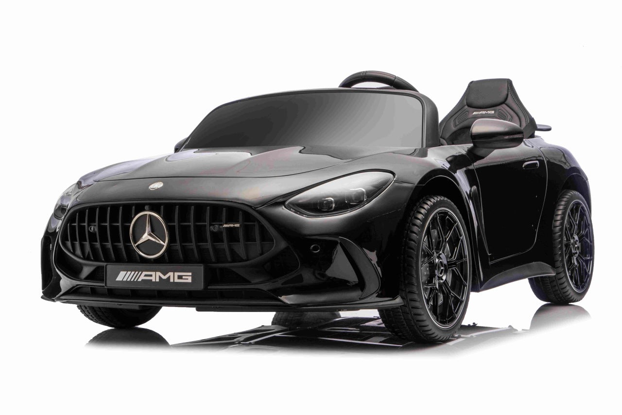 Licencirani auto na akumulator Mercedes Benz GT63 AMG - dvosjed - crni