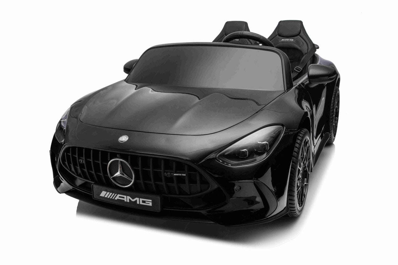 Licencirani auto na akumulator Mercedes Benz GT63 AMG - dvosjed - crni