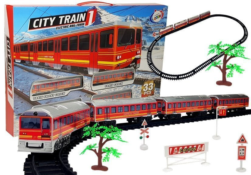 Vlak na baterije City Train sa 33 elementa