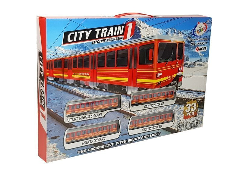 Vlak na baterije City Train sa 33 elementa