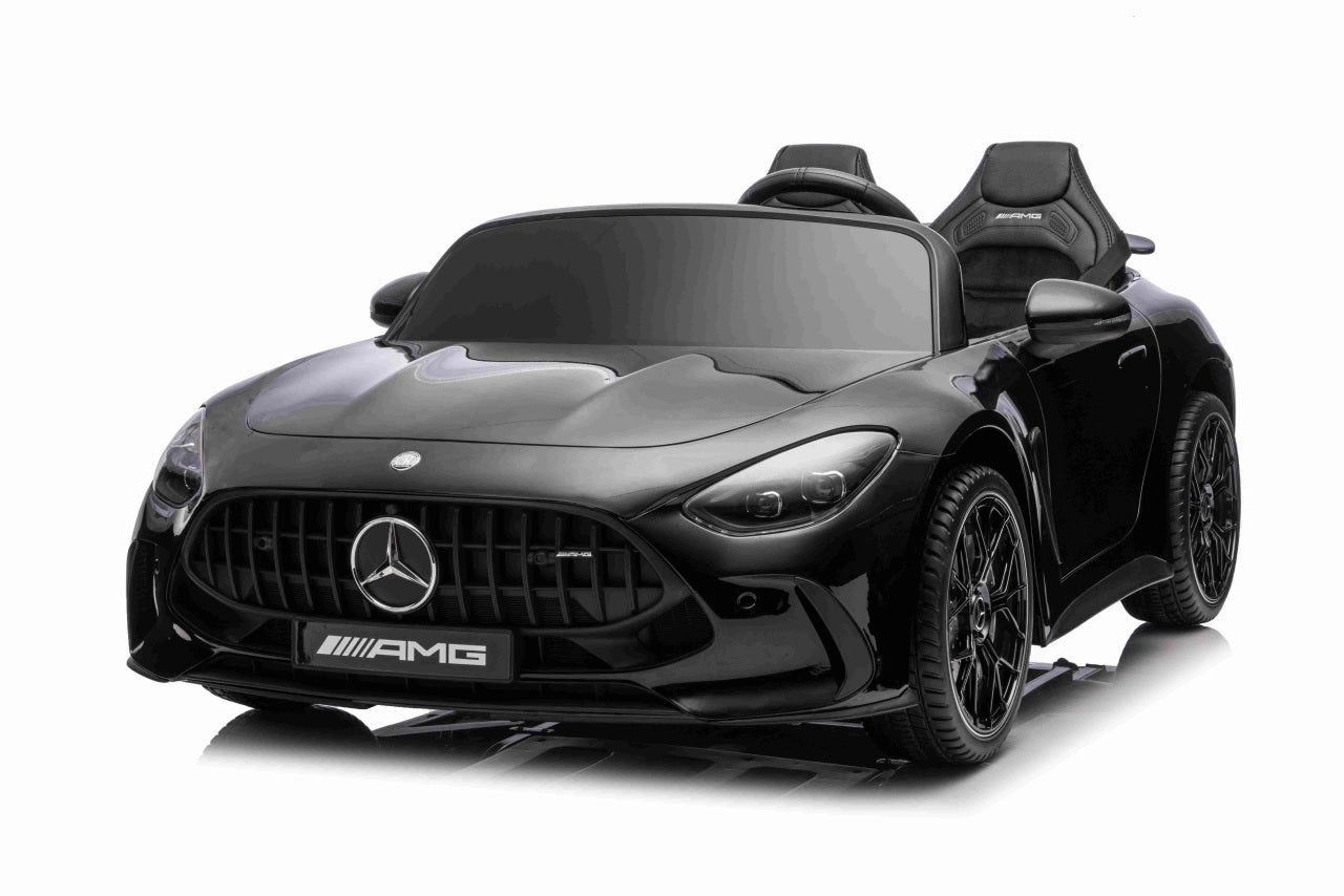Licencirani auto na akumulator Mercedes Benz GT63 AMG - dvosjed - crni