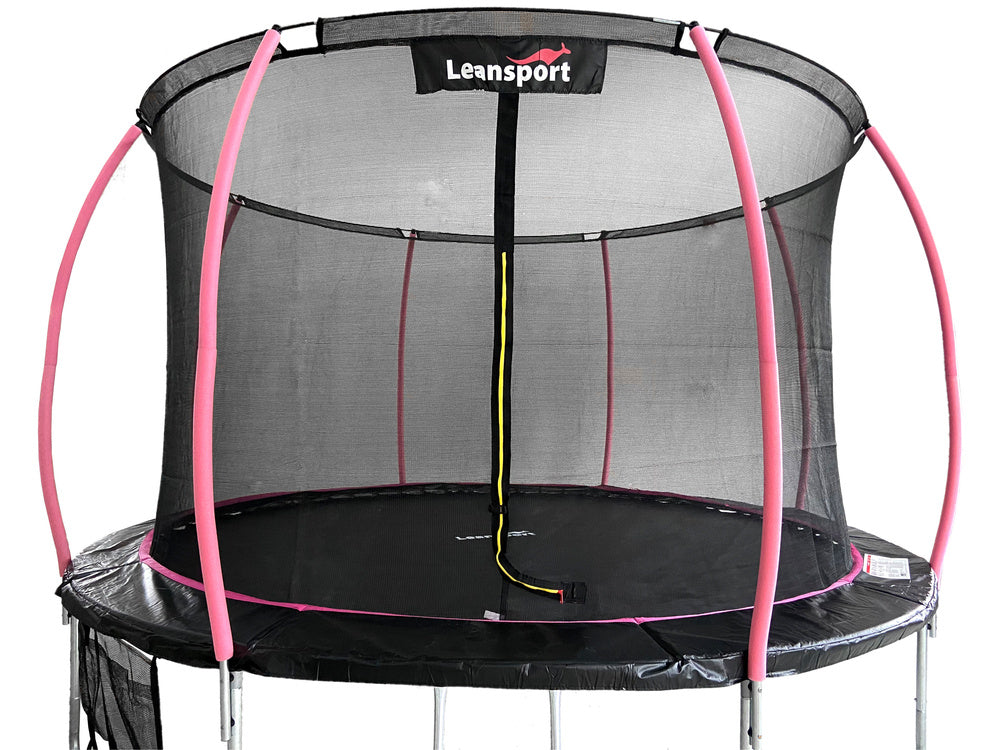 Trampolin 12 FT - crno/rozi