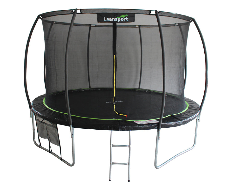 Trampolin 14ft - crno/zeleni