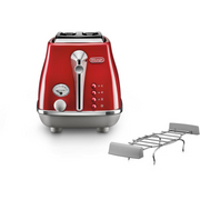 De’Longhi Icona Capitals 6 2 kriške 900 W Crveno