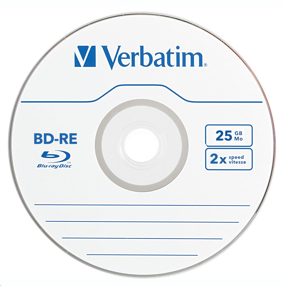 Verbatim 43615 prazni Blu-Ray disk BD-RE 25 GB 5 kom