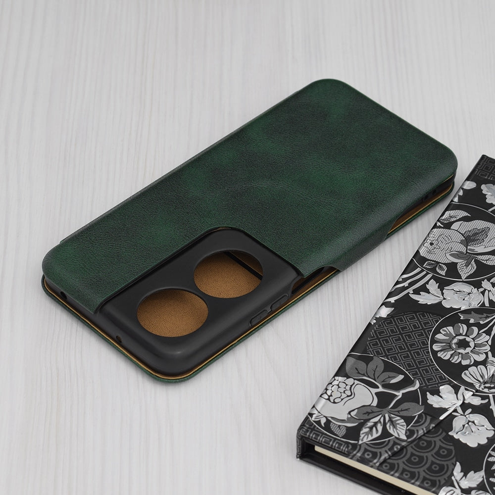 Techsuit Safe Wallet Plus preklopna torbica za Honor X7b – temno zelena