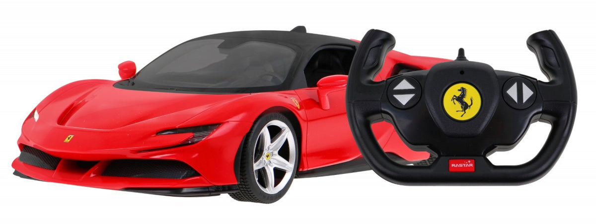 Licencirani auto na daljinsko upravljanje Ferrari SF90 1:14 RASTAR - crveni