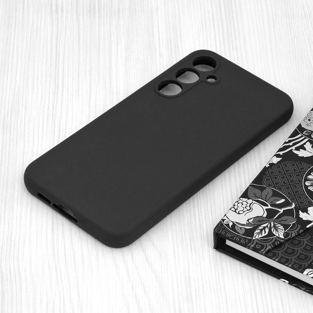 Techsuit Soft Edge silikonska maska za Samsung Galaxy A55 5G črna