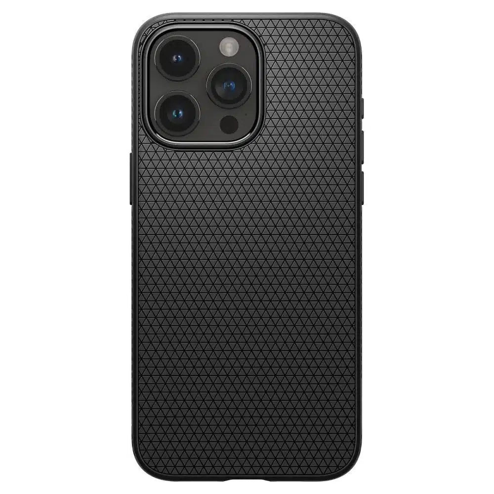 SPIGEN Liquid Air maska za IPHONE 15 PRO mat crna