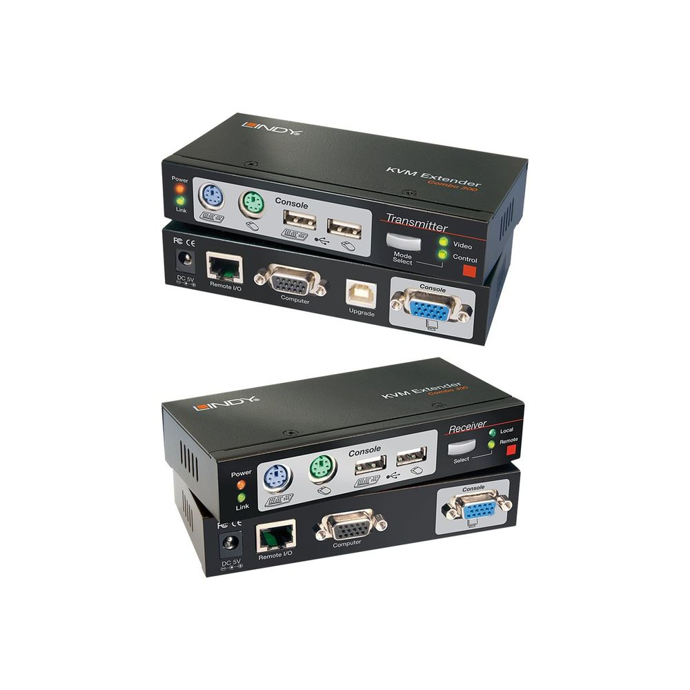 Lindy 39378 prekidač KVM Crno