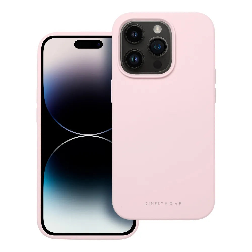 Roar Cloud-Skin maska za iPhone 14 Pro svetlo roza