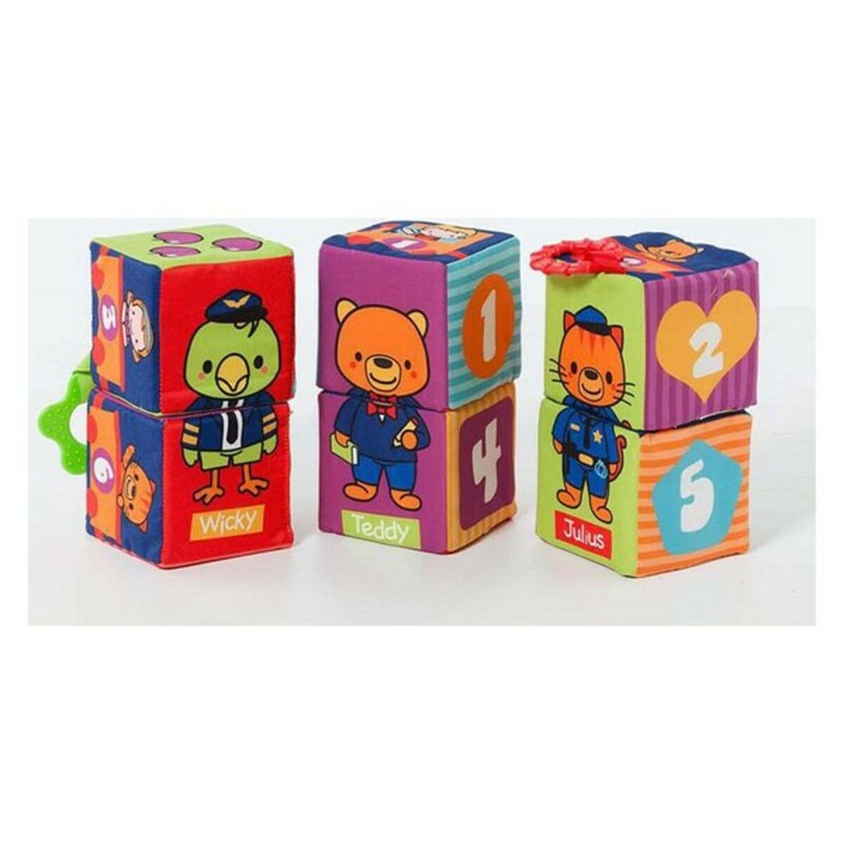 Mekane Edukativne Kocke Moltó (6 pcs)