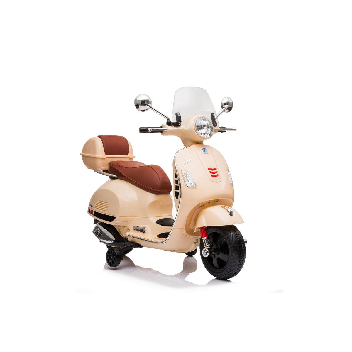 Električni motocikl za djecu RunRunToys Vespa Smeđa 12V