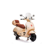 Električni motocikl za djecu RunRunToys Vespa Smeđa 12V