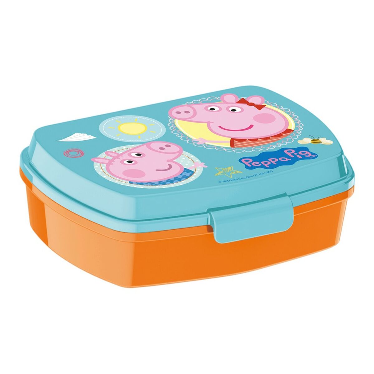 Kutija za Sendvič Peppa Pig Having fun Plastika Svetlo roza (17 x 5.6 x 13.3 cm)