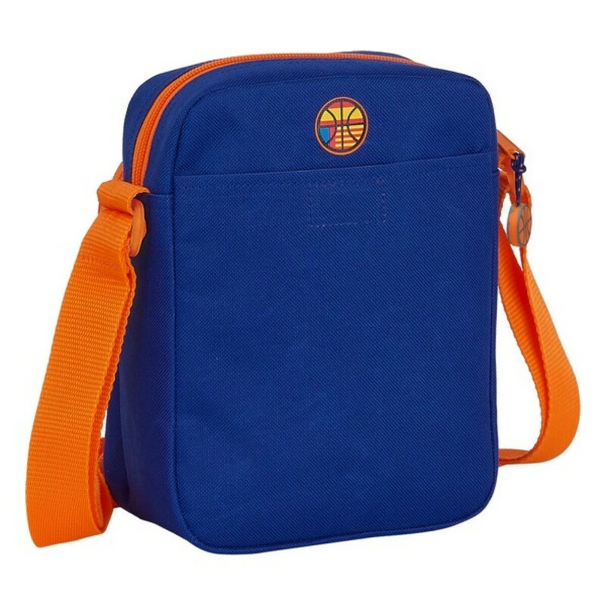 Torba za Rame Valencia Basket M672 Plava Oranžna 16 x 22 x 6 cm