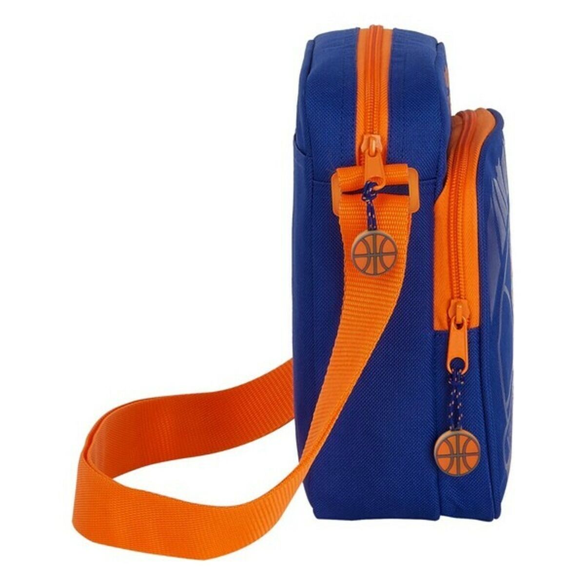 Torba za Rame Valencia Basket M672 Plava Oranžna 16 x 22 x 6 cm