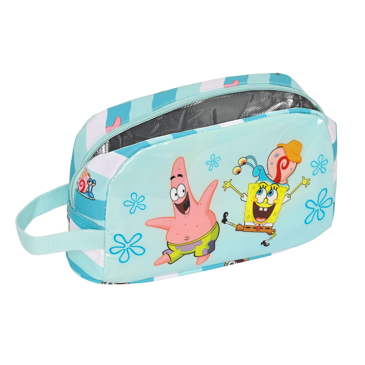 Termo Kutija za Užinu Spongebob Stay positive Plava Bijela (21.5 x 12 x 6.5 cm)