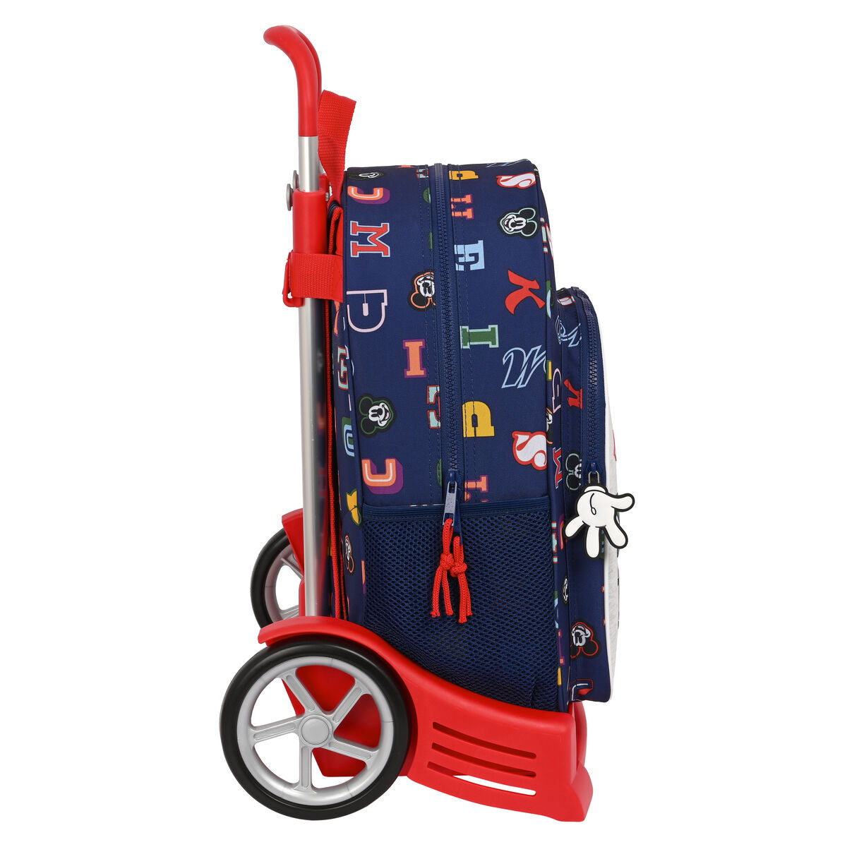 Školski Ruksak s Kotačima Mickey Mouse Clubhouse Only one Mornarsko plava 33 x 42 x 14 cm