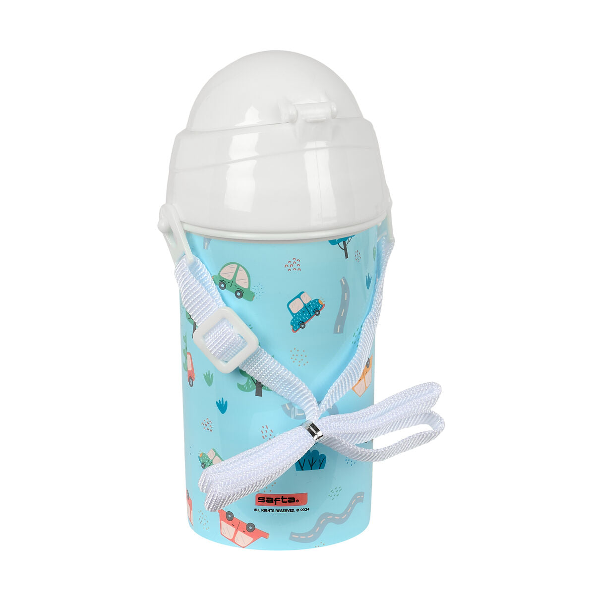 Boca vode Safta Coches Plava PVC 500 ml