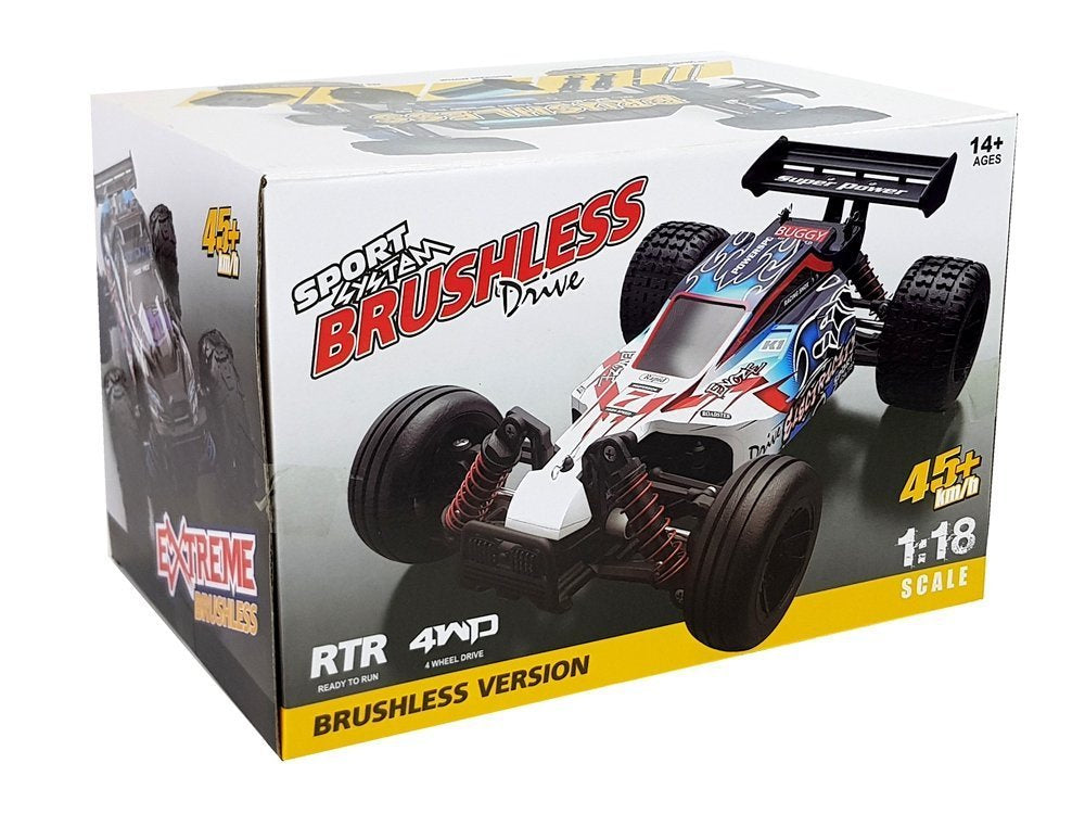Buggy na daljinsko upravljanje 1:18 ENOZE 9302E Speed 45 km/h - plavi