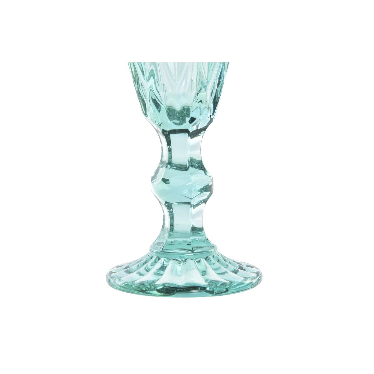 Čaša za vino DKD Home Decor Turkizno Kristal 150 ml