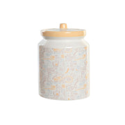 Čamac DKD Home Decor 15 x 15 x 21 cm Bijela Rumena Dolomite Shabby Chic