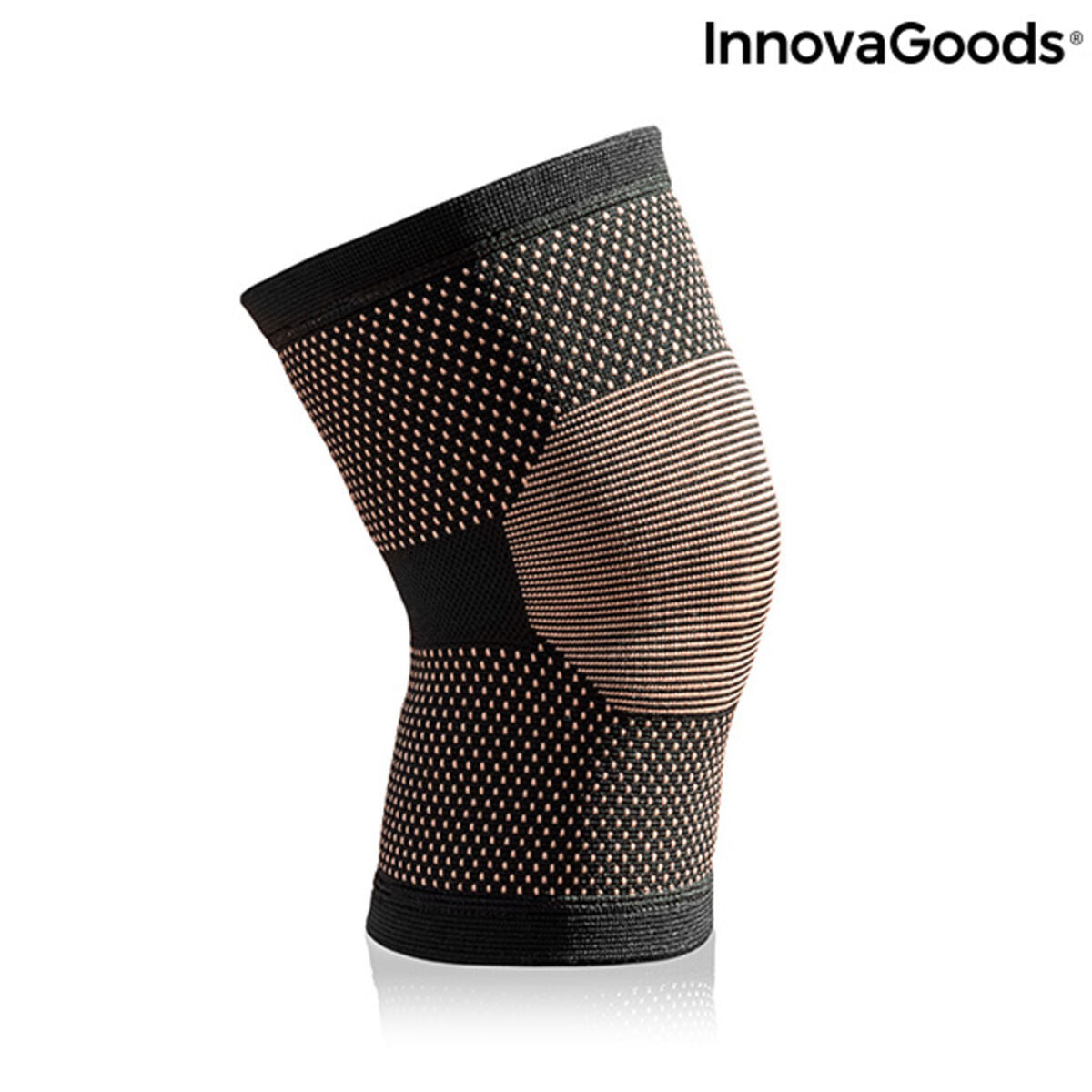 Steznik za Koljeno s Nitima od Bakra i Bambusovog Ugljena Kneecare InnovaGoods