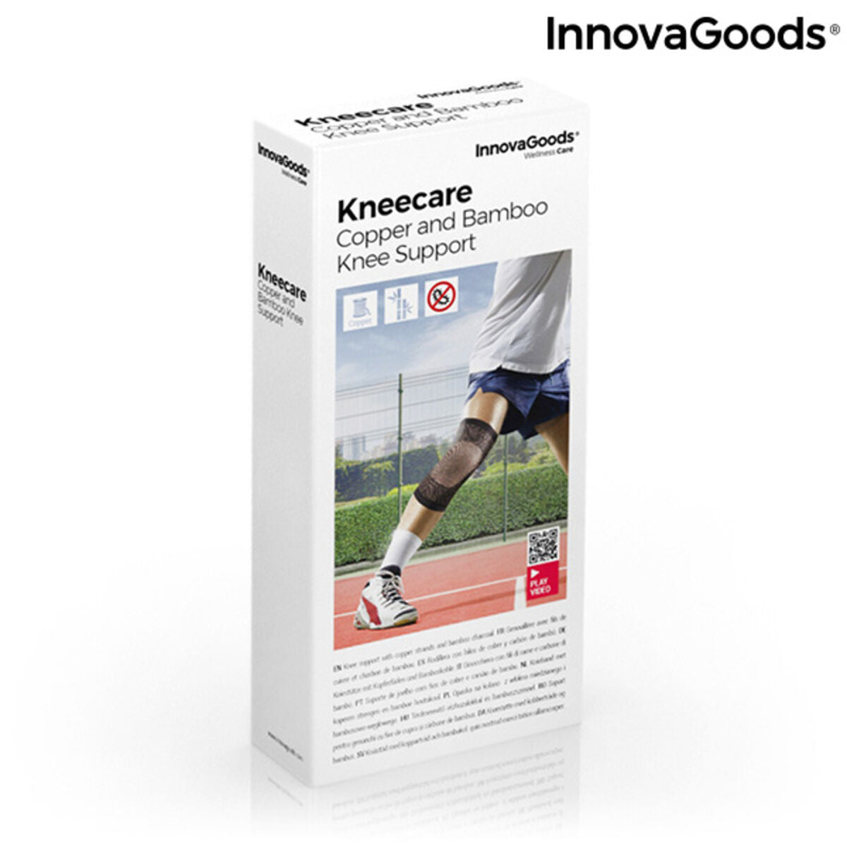 Steznik za Koljeno s Nitima od Bakra i Bambusovog Ugljena Kneecare InnovaGoods