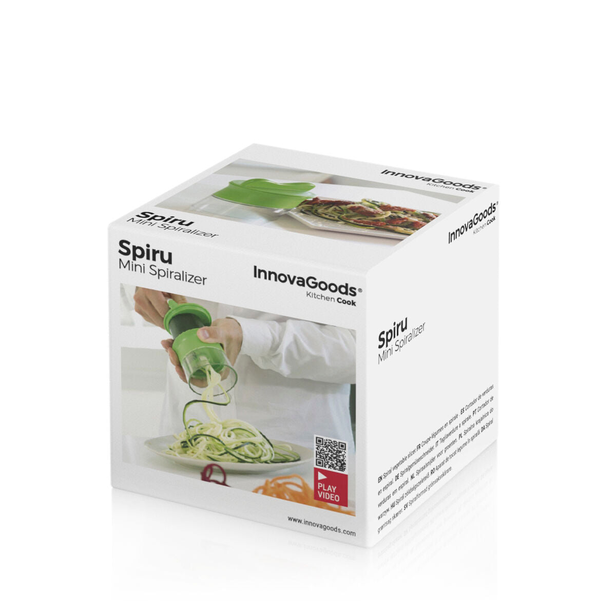 Pack Spiralni Rezač Povrća i Sklopivi Rezač Ribež 6 u 1 InnovaGoods
