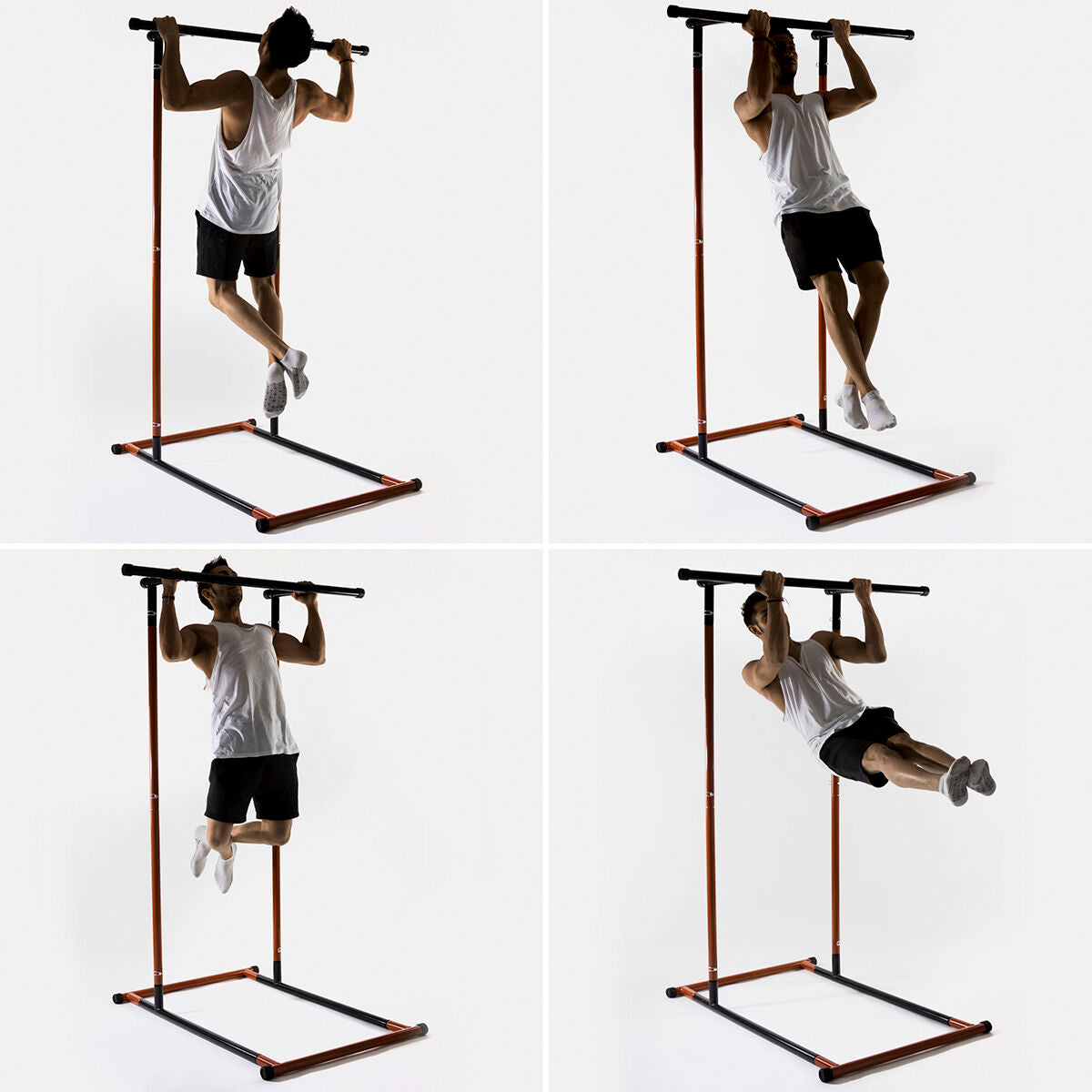 Paket stanica za zgibove fitness, sportski pojas efekt saune i vodič za vježbe InnovaGoods