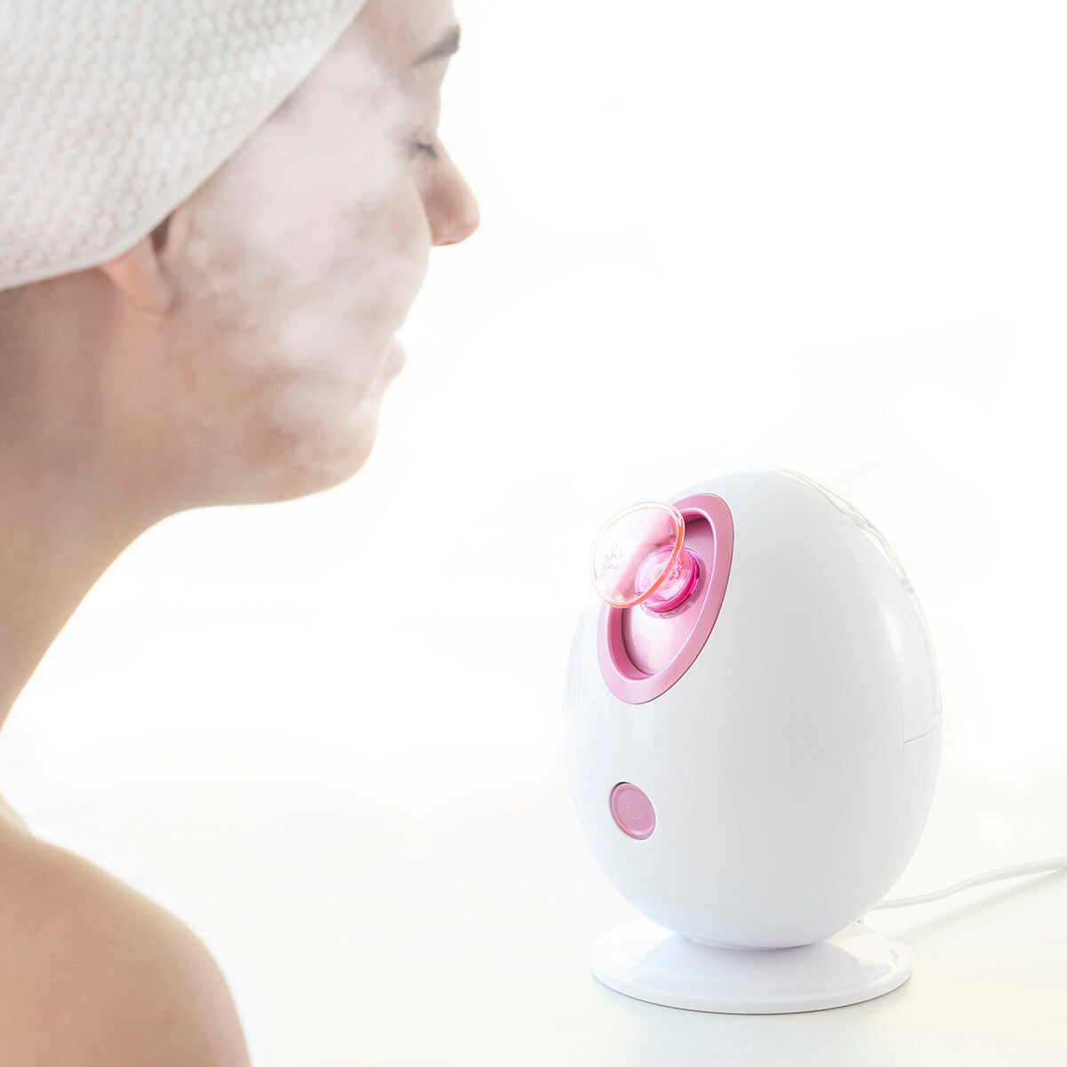 Paket električna sauna za lice, CBD gel za čišćenje lica Zenpure 200 ml i tonik CBD Zenfresh 150 ml InnovaGoods