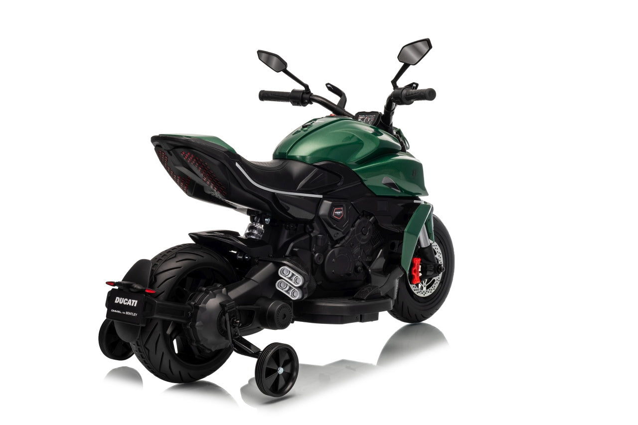 Licencirani motor na akumulator Ducati Diavel x Bentley - zeleni
