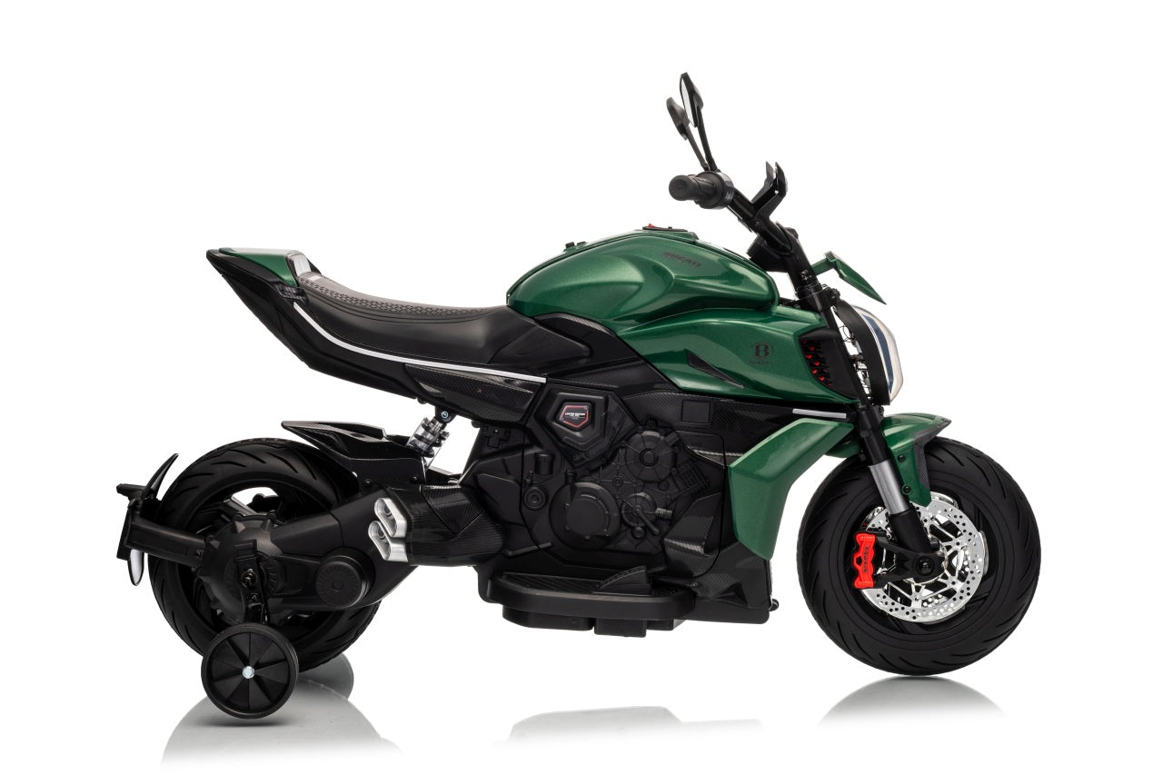 Licencirani motor na akumulator Ducati Diavel x Bentley - zeleni