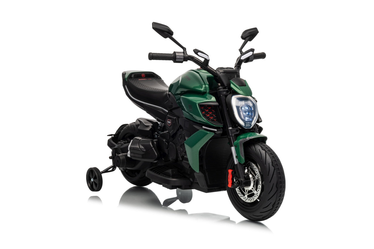 Licencirani motor na akumulator Ducati Diavel x Bentley - zeleni