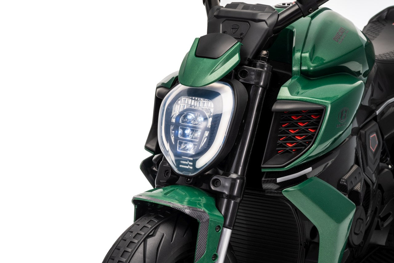 Licencirani motor na akumulator Ducati Diavel x Bentley - zeleni