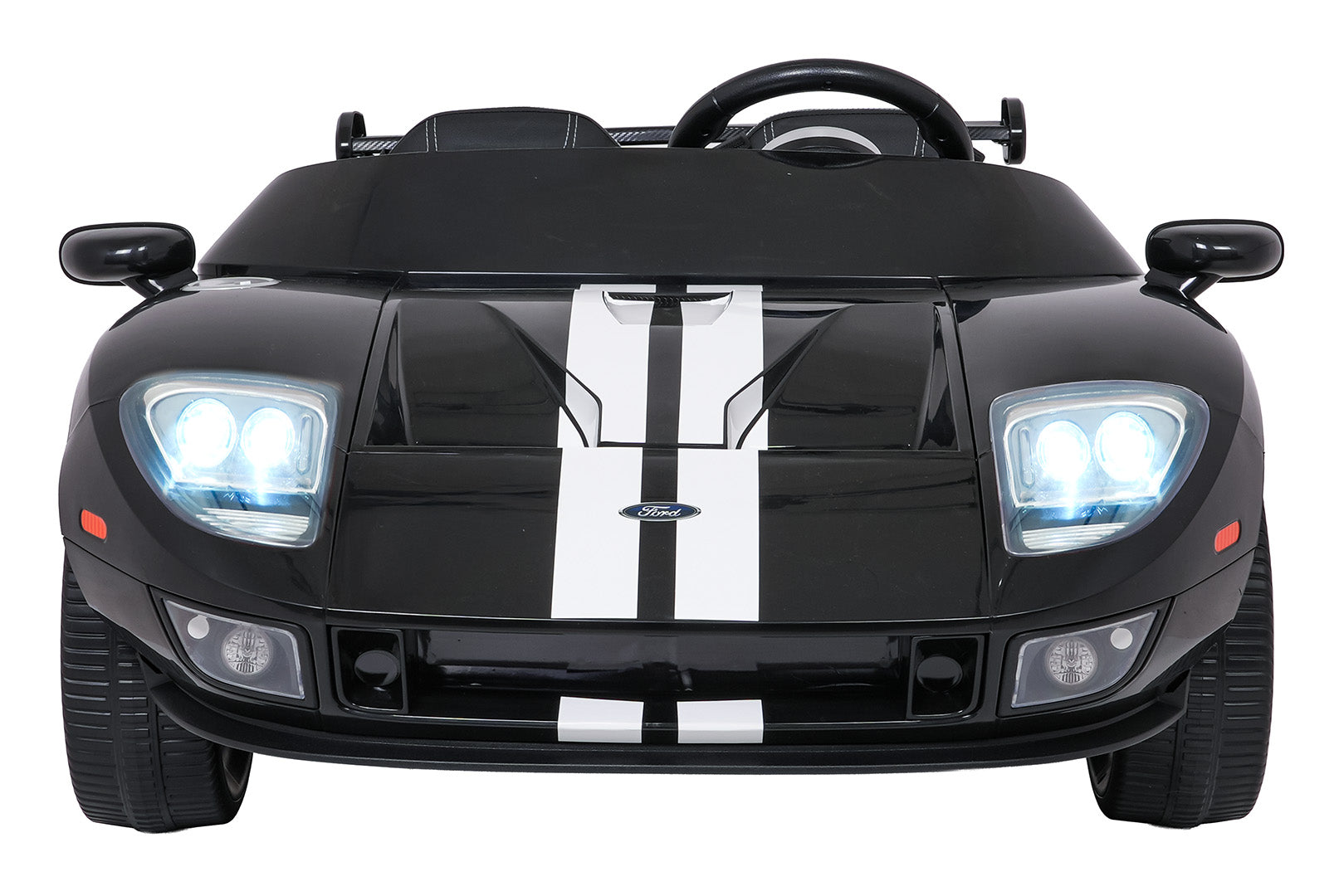 Licencirani auto na akumulator Ford GT 4x4 - dvosjed - crni