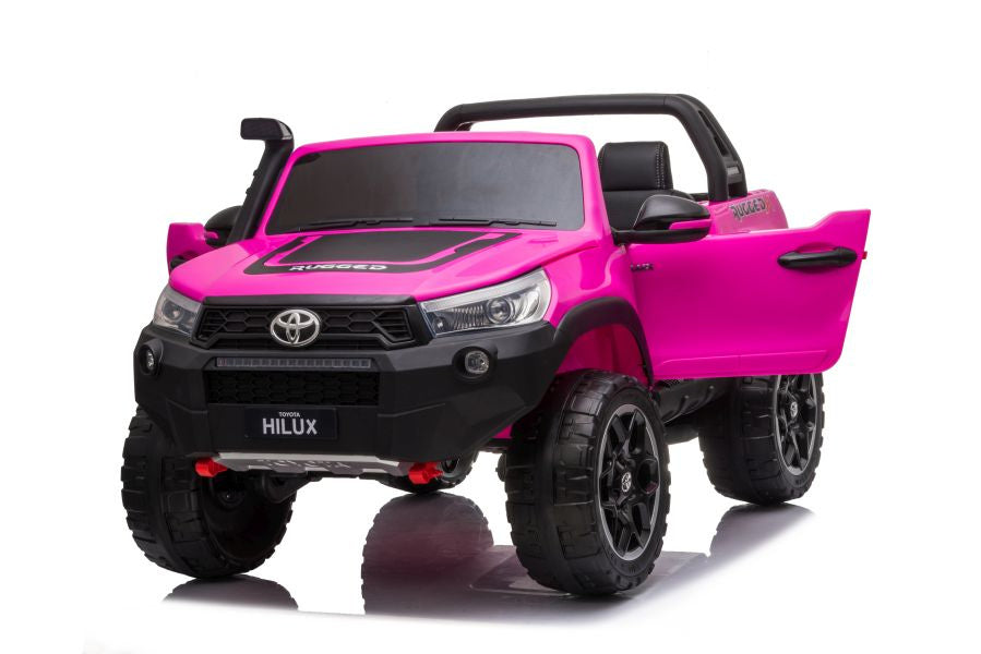 Licencirani auto na akumulator Toyota Hilux 4x4 - dvosjed - rozi