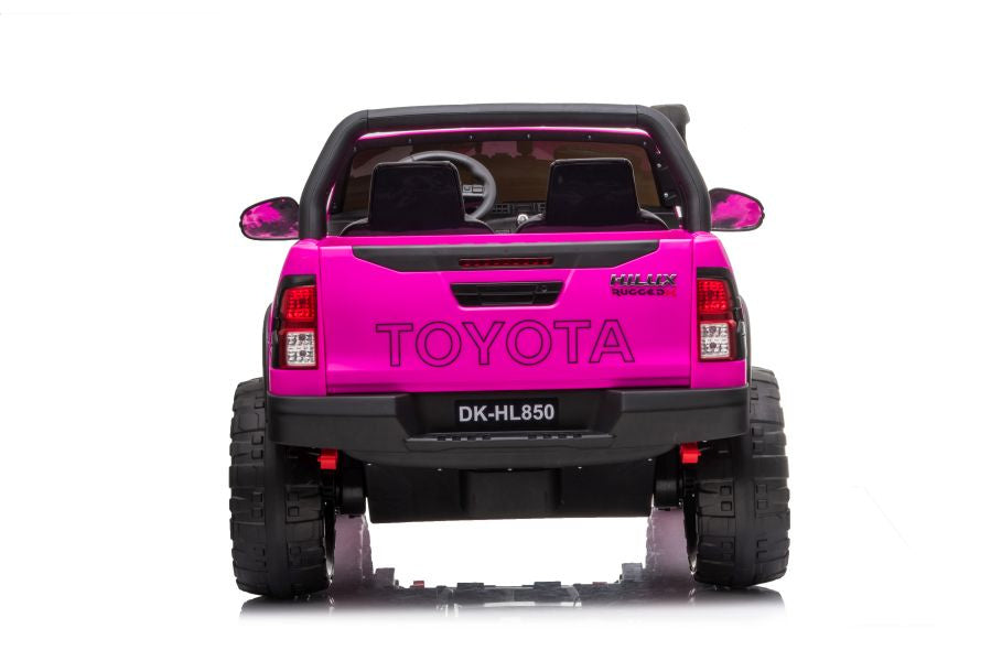 Licencirani auto na akumulator Toyota Hilux 4x4 - dvosjed - rozi