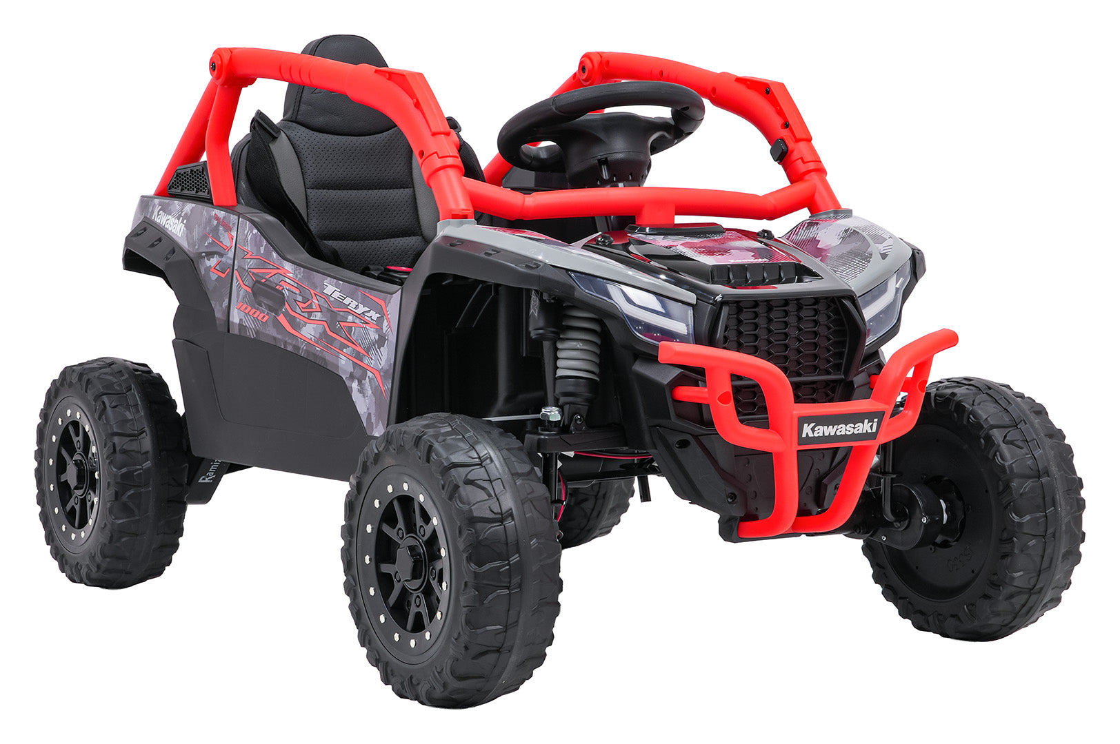 Licencirani buggy na akumulator Kawasaki TERYX KRX1000 4x4 - crveni