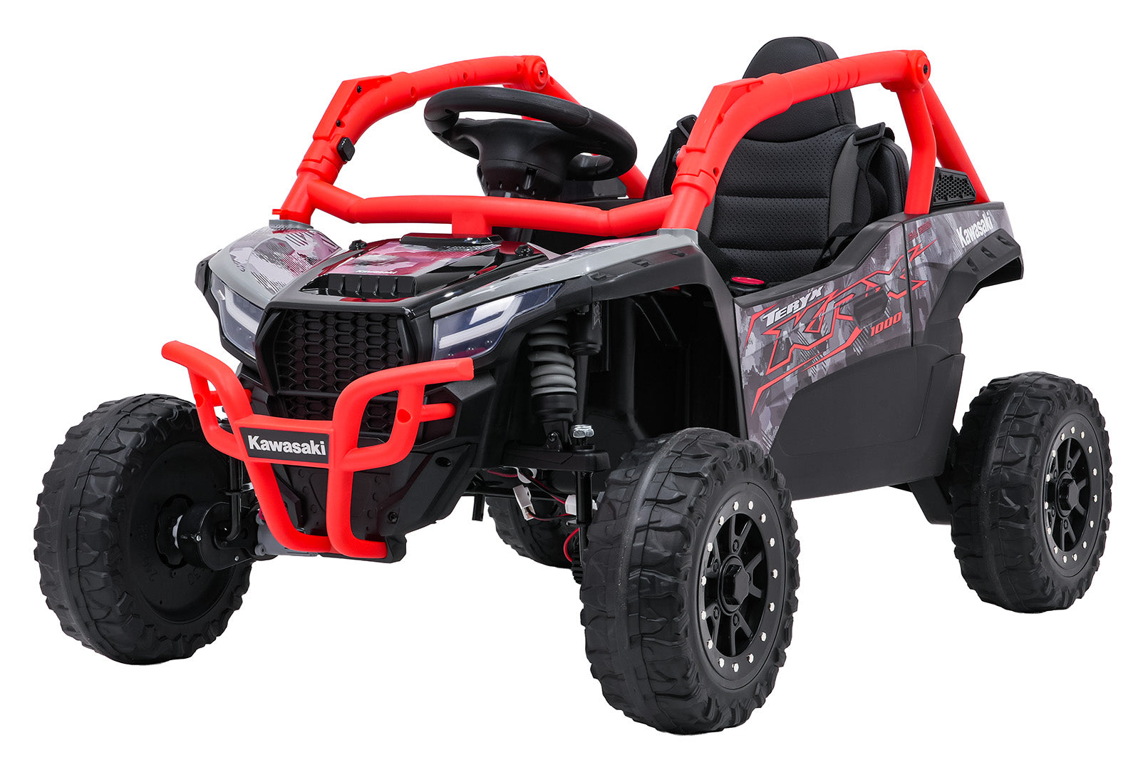 Licencirani buggy na akumulator Kawasaki TERYX KRX1000 4x4 - crveni