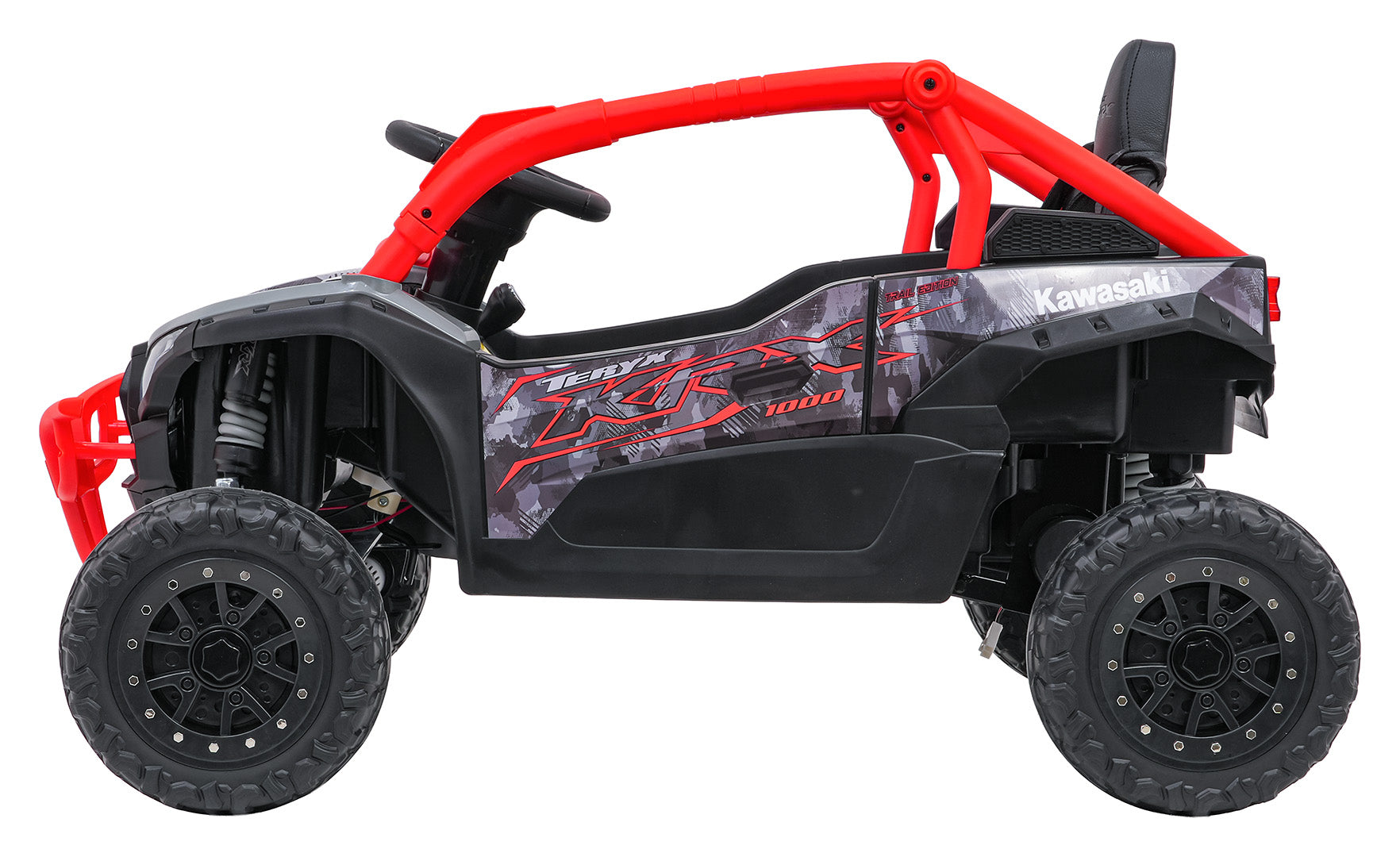 Licencirani buggy na akumulator Kawasaki TERYX KRX1000 4x4 - crveni