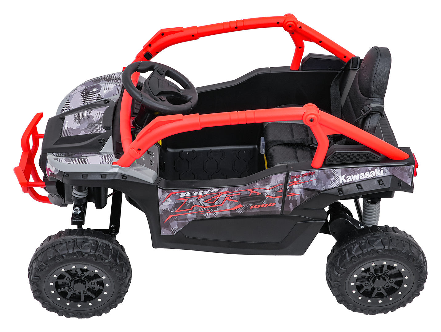 Licencirani buggy na akumulator Kawasaki TERYX KRX1000 4x4 - crveni