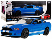 Licencirani auto na daljinsko upravljanje Ford Shelby Mustang GT500 Blue 1:14 RASTAR - plavi