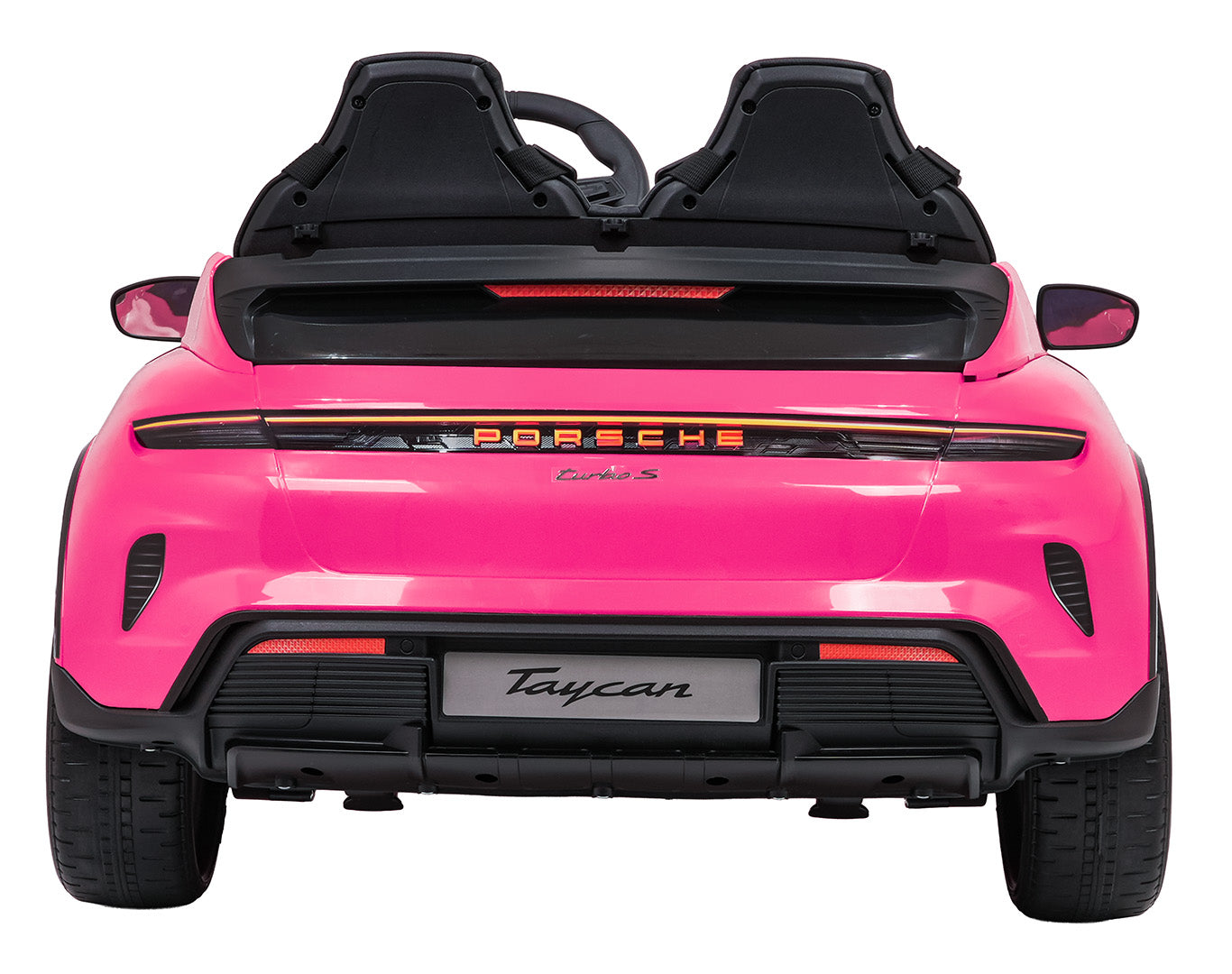 Licencirani auto na akumulator Porsche Taycan Turbo S - dvosjed - rozi