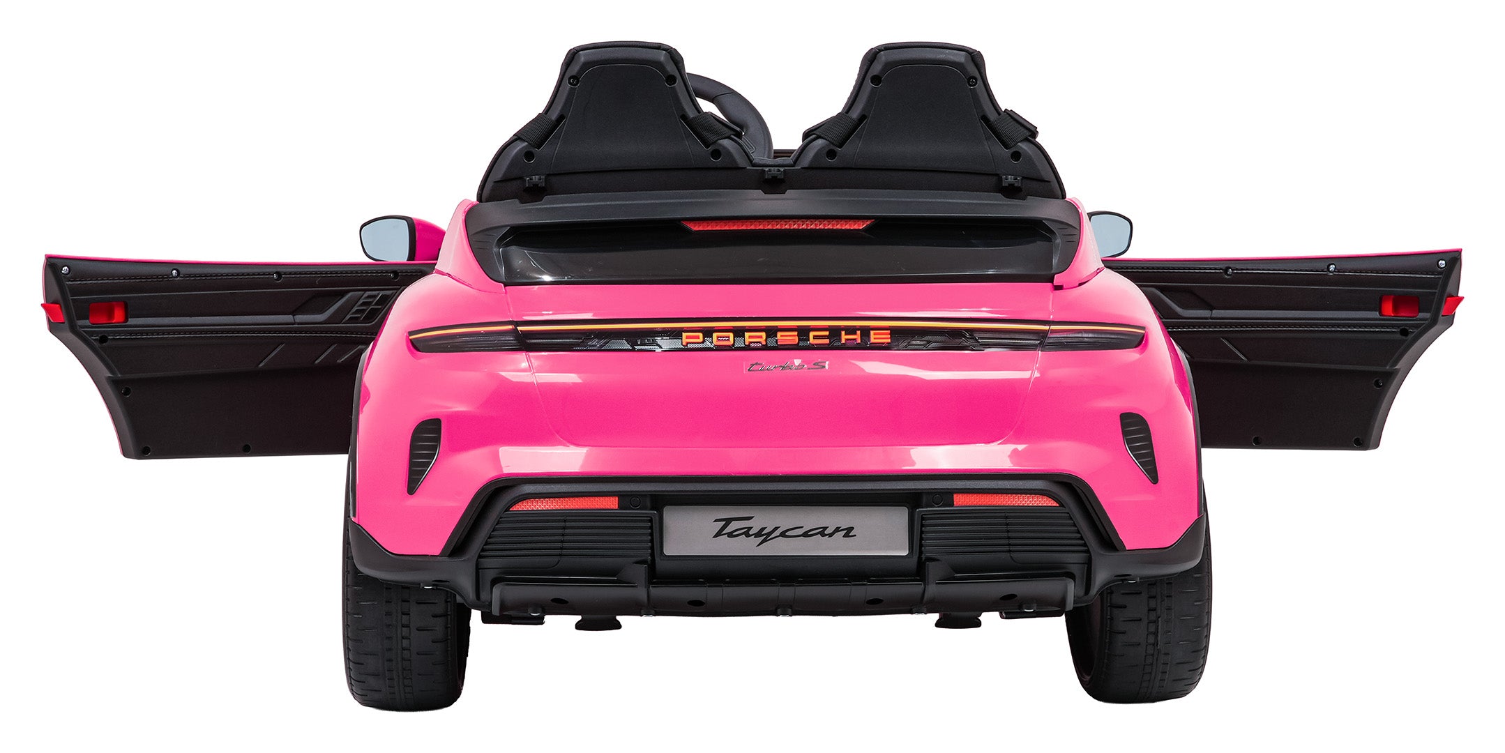 Licencirani auto na akumulator Porsche Taycan Turbo S - dvosjed - rozi