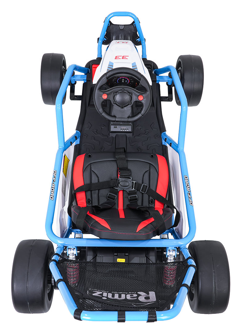 Go-Kart na akumulator TORNADO Drift - plavi