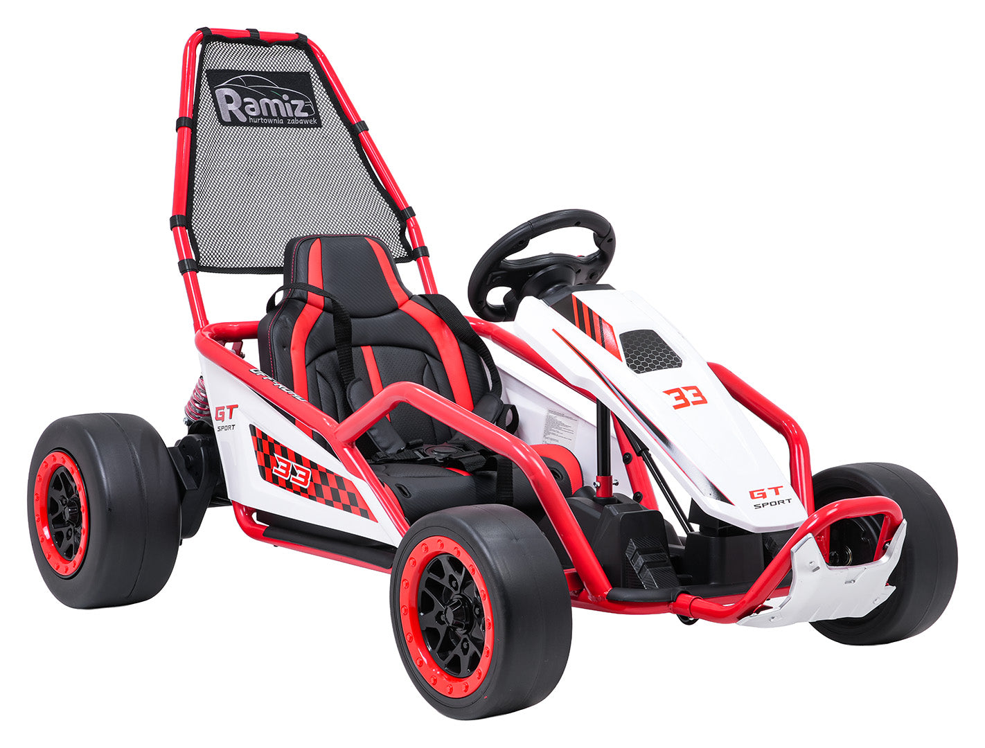 Go-Kart na akumulator TORNADO Drift - crveni